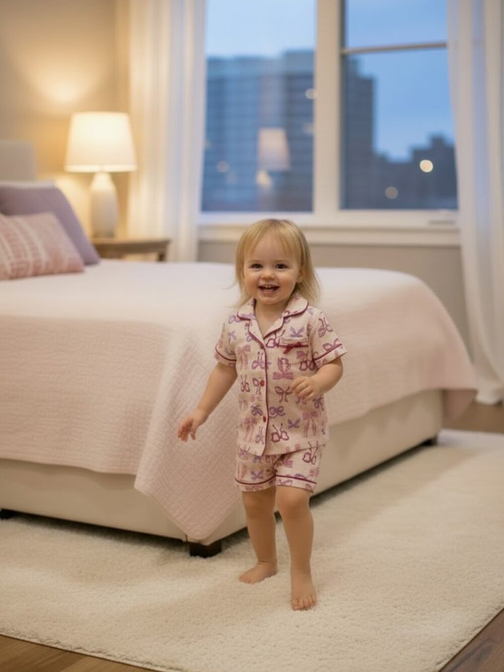 Betsey Johnson 3T Pajama Set w/ Headband NWT Size 3T